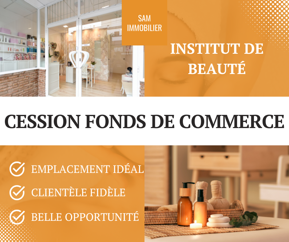 Institut de Beauté - Vente fonds de commerce